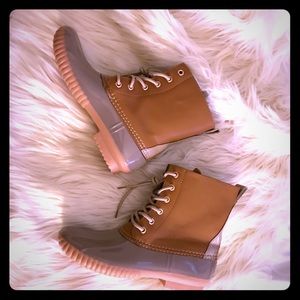 Waterproof ankle boots